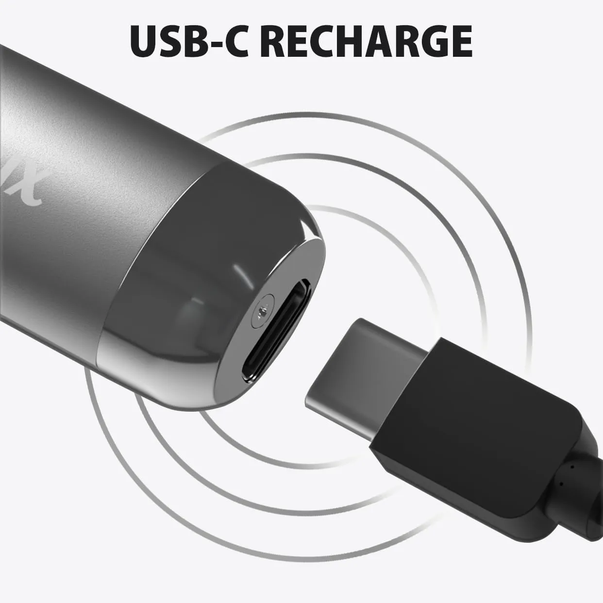 Electronic Lighter Arc Windproof Flameless USB Rechargeable Lighter with Safety Lock