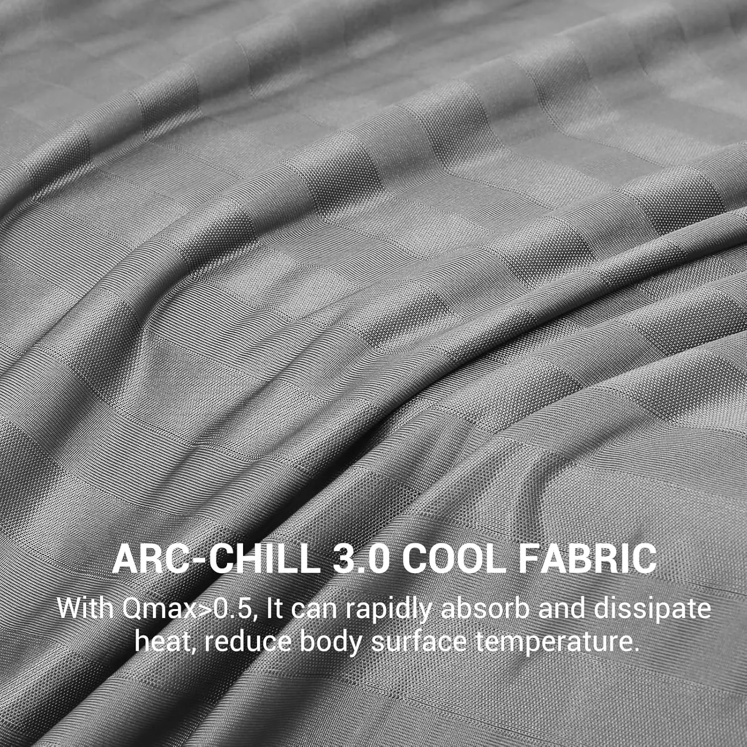 Elegear Revolutionary Cooling Blanket Queen, Absorbs Heat to Keep Body Cool for Night Sweats, Double Sided Arc-Chill3.0 Cooling Fiber Q-Max>0.5, Lightweight Summer Cold Blankets for Sleeping 79“ x 86”
