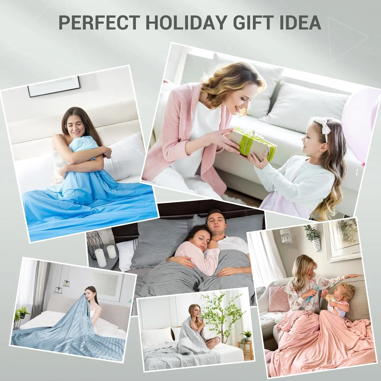 Elegear Revolutionary Cooling Blanket Queen, Absorbs Heat to Keep Body Cool for Night Sweats, Double Sided Arc-Chill3.0 Cooling Fiber Q-Max>0.5, Lightweight Summer Cold Blankets for Sleeping 79“ x 86”