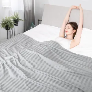 Elegear Revolutionary Cooling Throw Blanket, Absorbs Heat to Keep Body Cool for Night Sweats, Double Sided Arc-Chill3.0 Cooling Fiber Q-Max>0.5, Lightweight Summer Cold Blankets for Sleeping 51“ x 67”