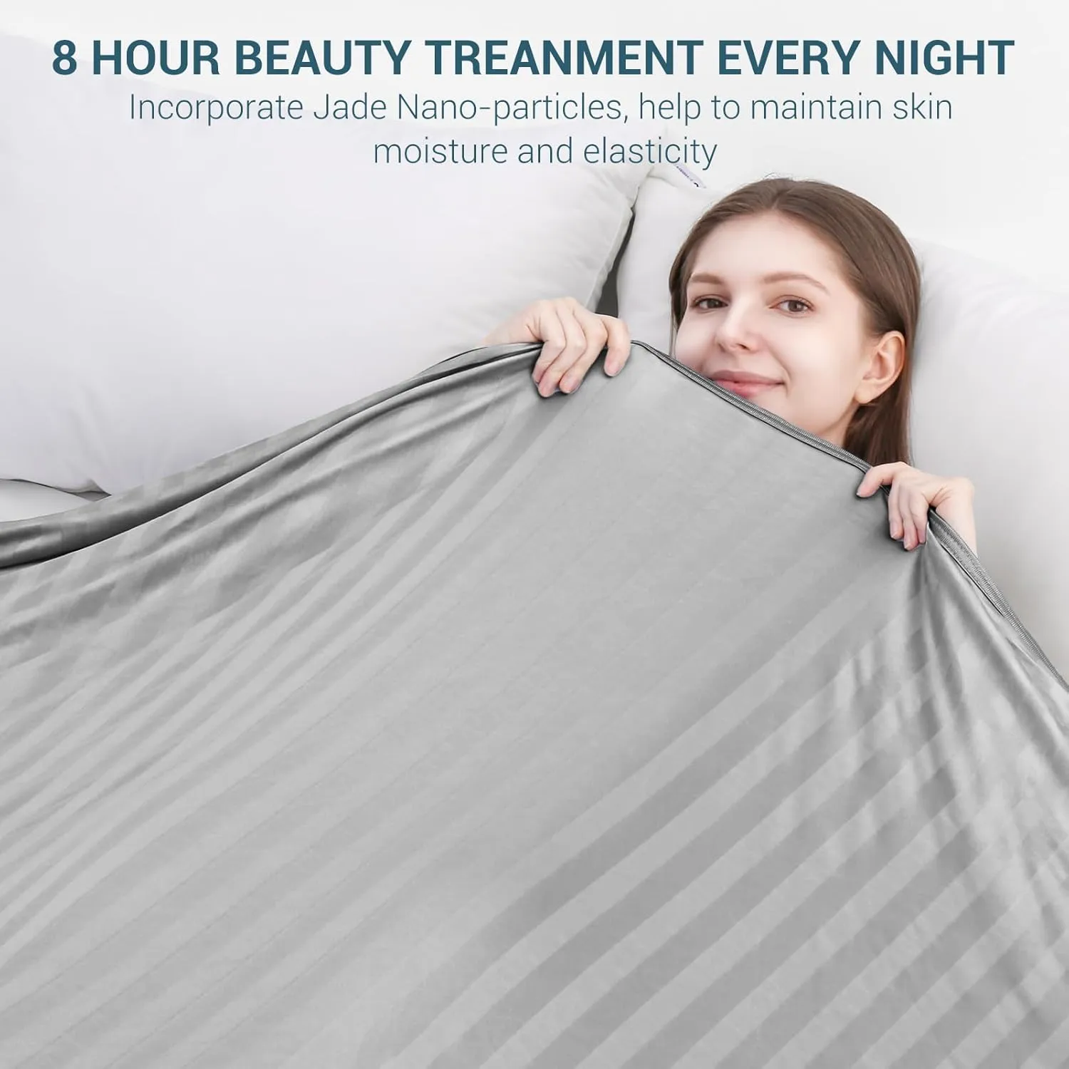 Elegear Revolutionary Cooling Throw Blanket, Absorbs Heat to Keep Body Cool for Night Sweats, Double Sided Arc-Chill3.0 Cooling Fiber Q-Max>0.5, Lightweight Summer Cold Blankets for Sleeping 51“ x 67”