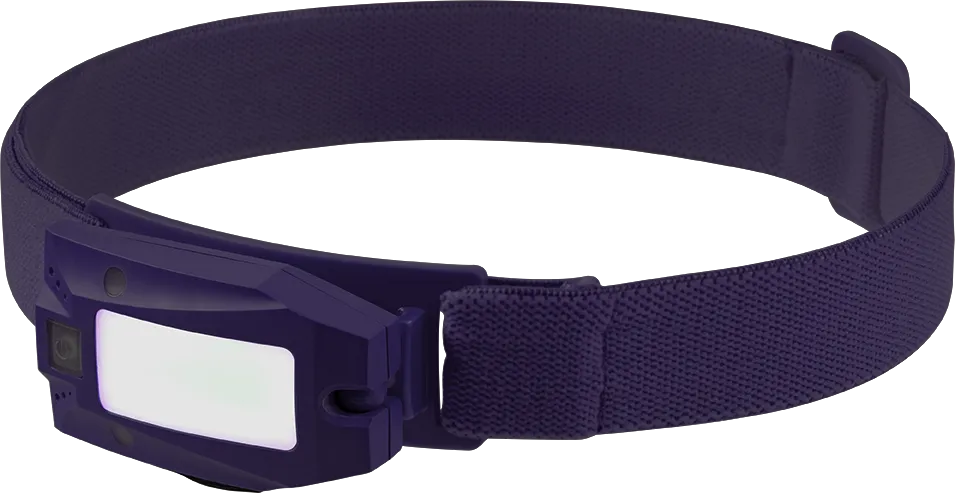 Enbrighten Motion-Sensing Rechargeable LED Headlamp, Purple