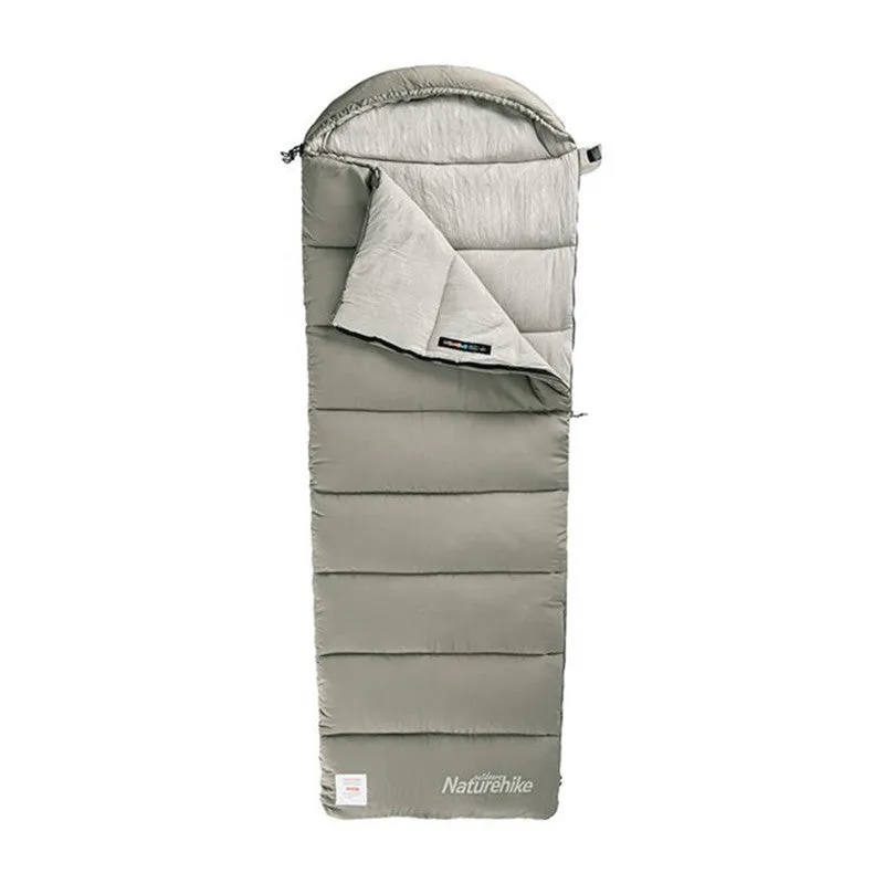 Envelope Hooded Cotton Sleeping Bag for Adult