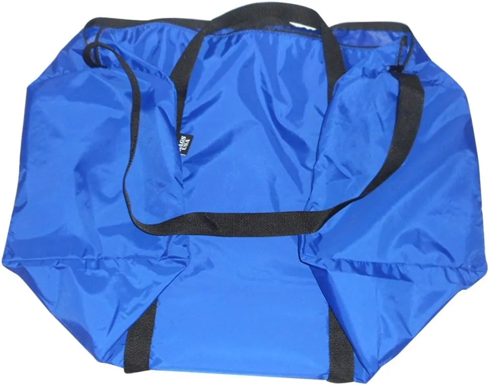 Extra Large Duffle Bag,Dome Shape Nylon Gear BAG Lightweight Made In USA (Royal Blue)