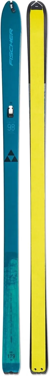 Fischer Super Skin Yellow Mohair Mix 66 Nordic Full-Length Skins with Adjustable Tip Clips - Climbing Skiing Tool for Better Grip