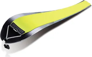 Fischer Super Skin Yellow Mohair Mix 66 Nordic Full-Length Skins with Adjustable Tip Clips - Climbing Skiing Tool for Better Grip