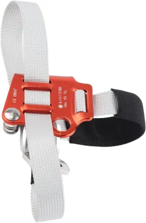 Foot Ascender, Aluminium Alloy Material, High Hardness and Light Weight, Adjustable and Nonslip Design, for Mountaineering Rock Climbing Aerial Work