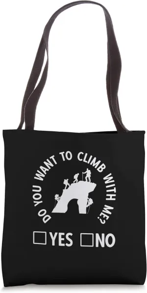 Free Climbing Boulder Tote Bag