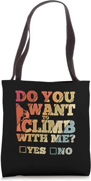 Free Climbing Boulder Tote Bag