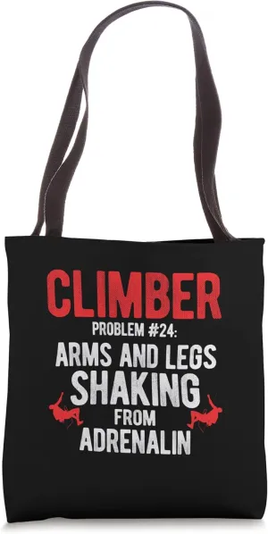 Free Climbing Boulder Tote Bag