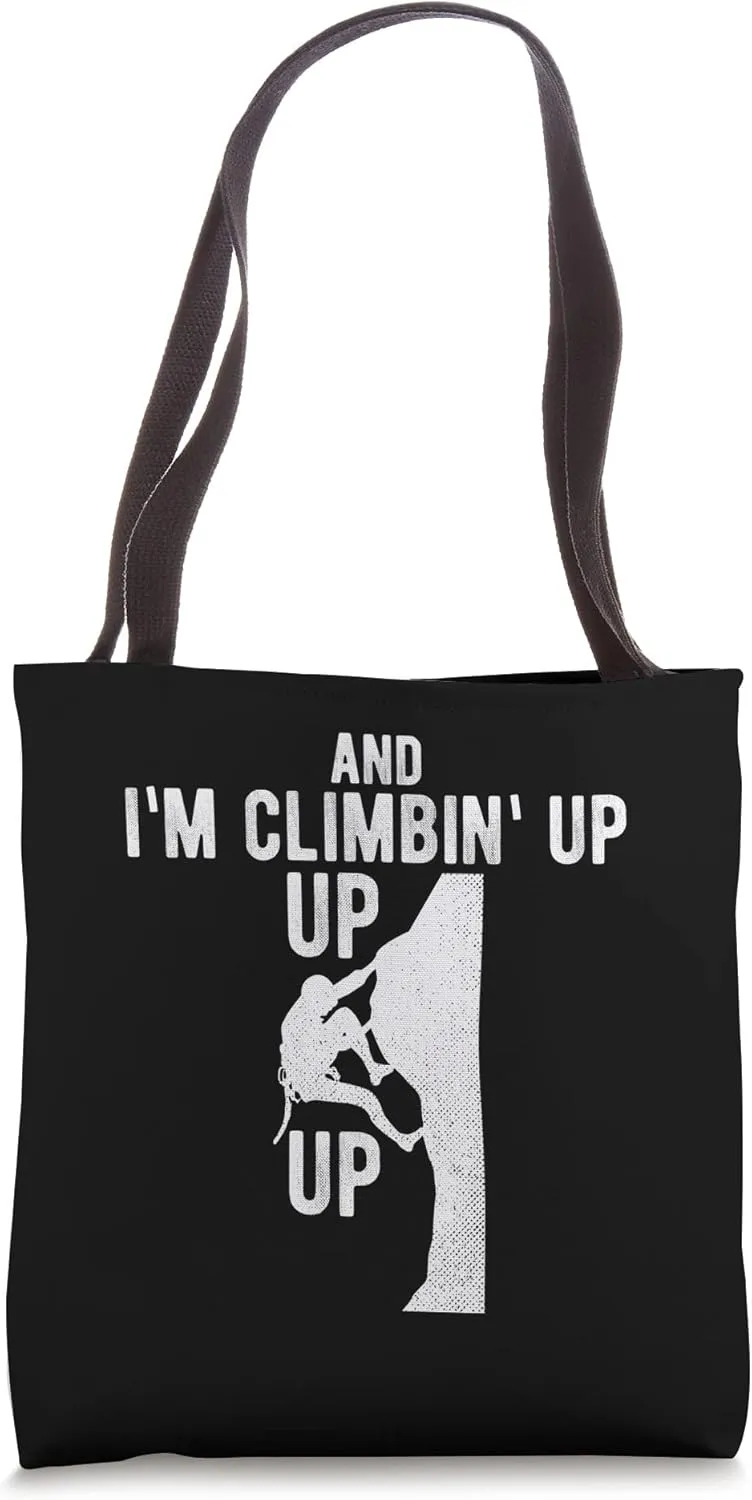 Free Climbing Boulder Tote Bag