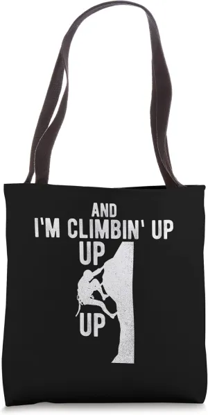 Free Climbing Boulder Tote Bag