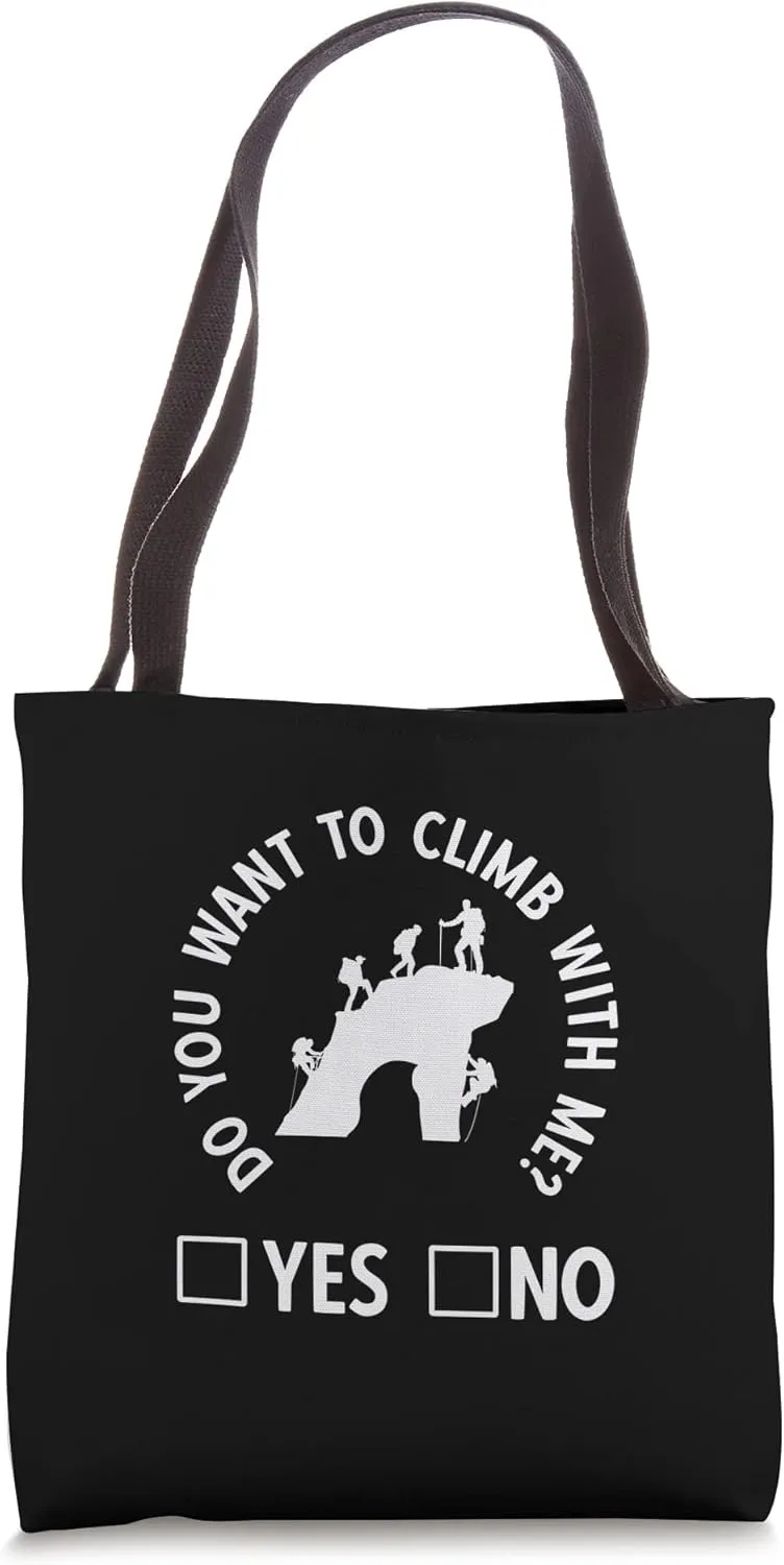 Free Climbing Boulder Tote Bag