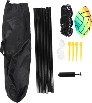Freestanding Volleyball Net, Easy Setup Foldable Portable Volleybal Net System, Anti Sag Design with Strong Steel Poles and Carrying Bag, for Parks, Beaches, Camping Sports, Generic5frv72a8xo