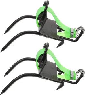 GANAZONO Tree Climbing Spike Set Safety Adjustable Belt Lanyard Rope Belt 2 Gears