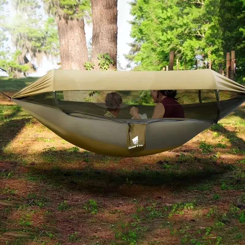 GEERTOP 3 In 1 Outdoor Hammock With Mosquito Net