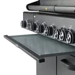 GRLLR Outdoor Kitchen L Shape, Sink, 5 Burner, Stove Fridge and kamado