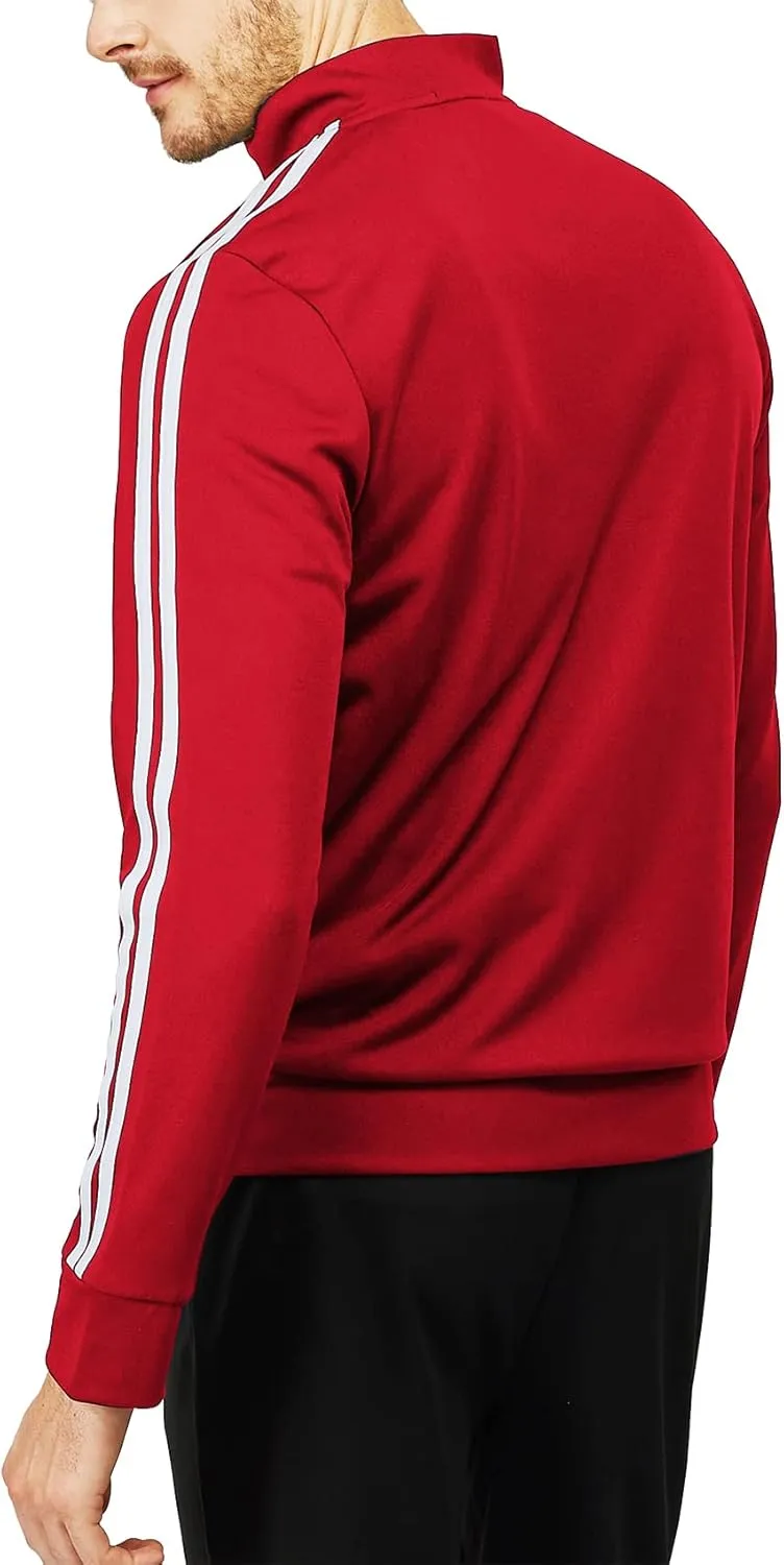 H2H Mens Active Slim Fit Track Lightweight Jacket Zip-up Long Sleeve
