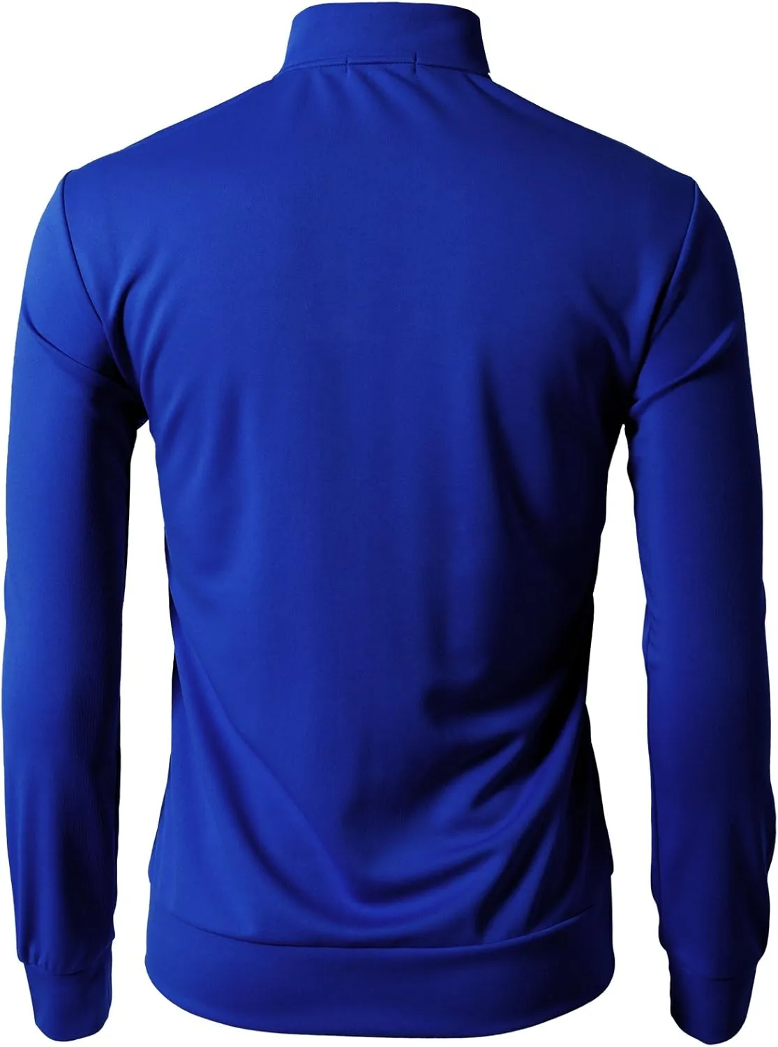 H2H Mens Active Slim Fit Track Lightweight Jacket Zip-up Long Sleeve