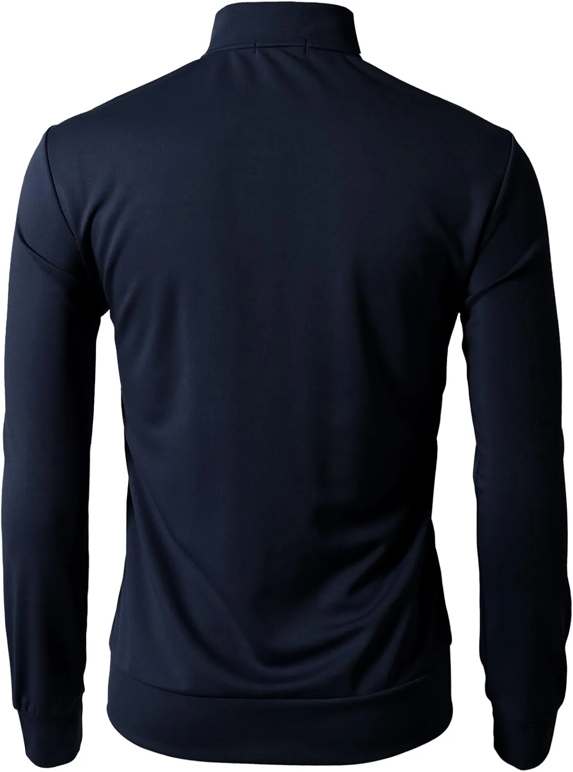 H2H Mens Active Slim Fit Track Lightweight Jacket Zip-up Long Sleeve