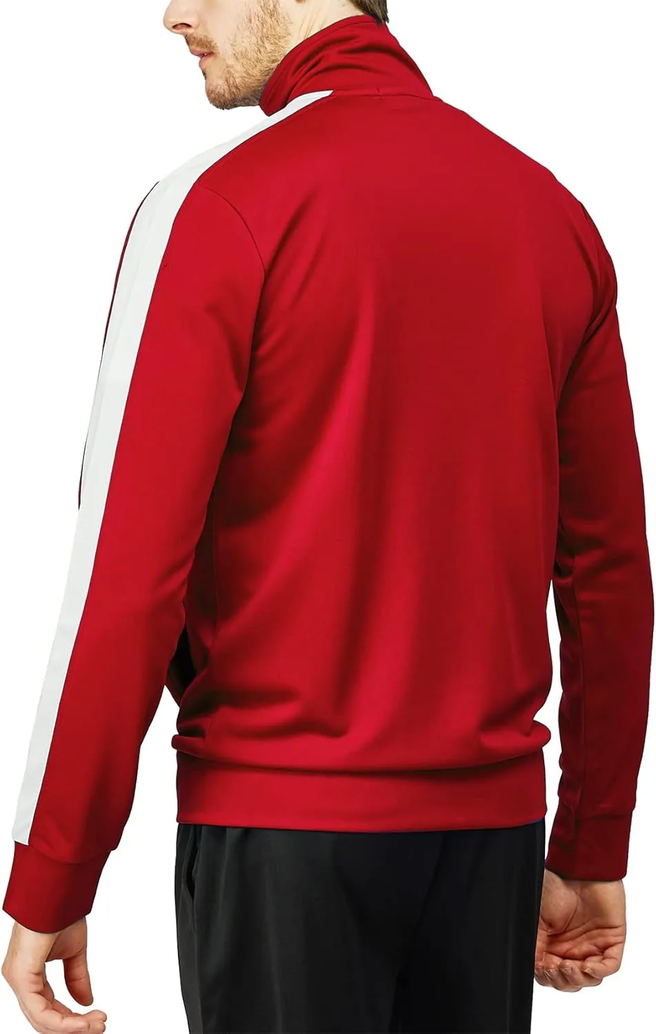 H2H Mens Active Slim Fit Track Lightweight Jacket Zip-up Long Sleeve