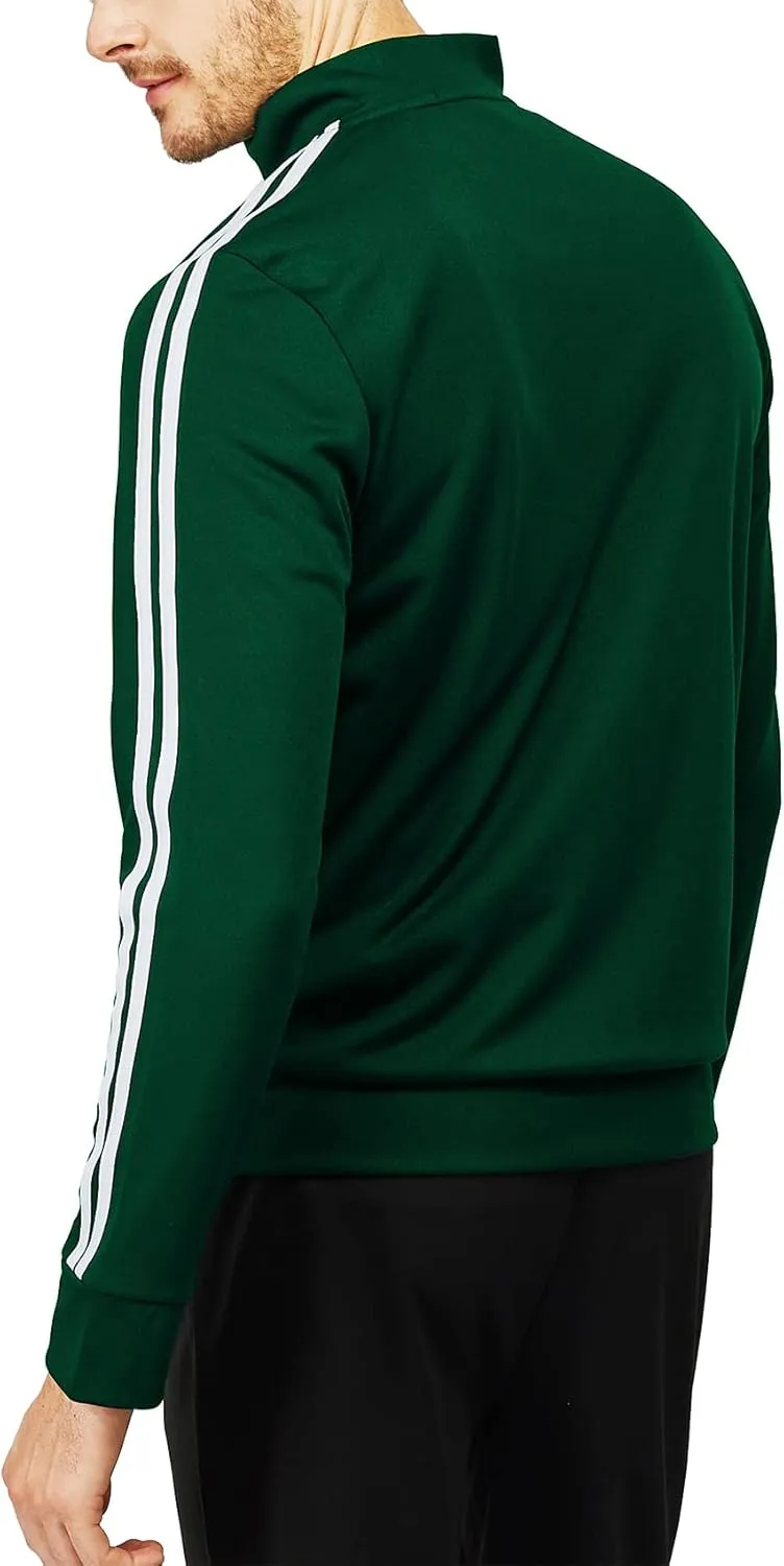 H2H Mens Active Slim Fit Track Lightweight Jacket Zip-up Long Sleeve