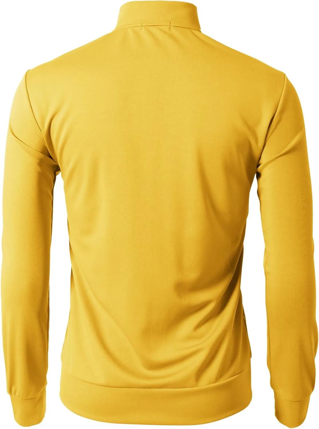 H2H Mens Active Slim Fit Track Lightweight Jacket Zip-up Long Sleeve