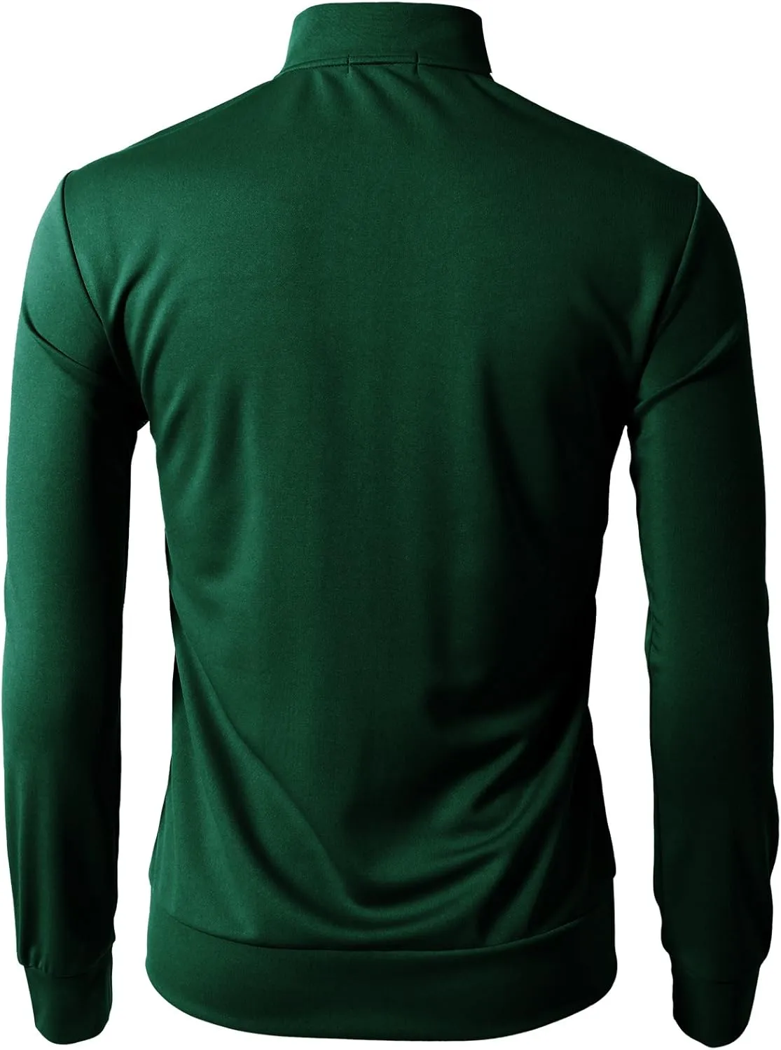 H2H Mens Active Slim Fit Track Lightweight Jacket Zip-up Long Sleeve