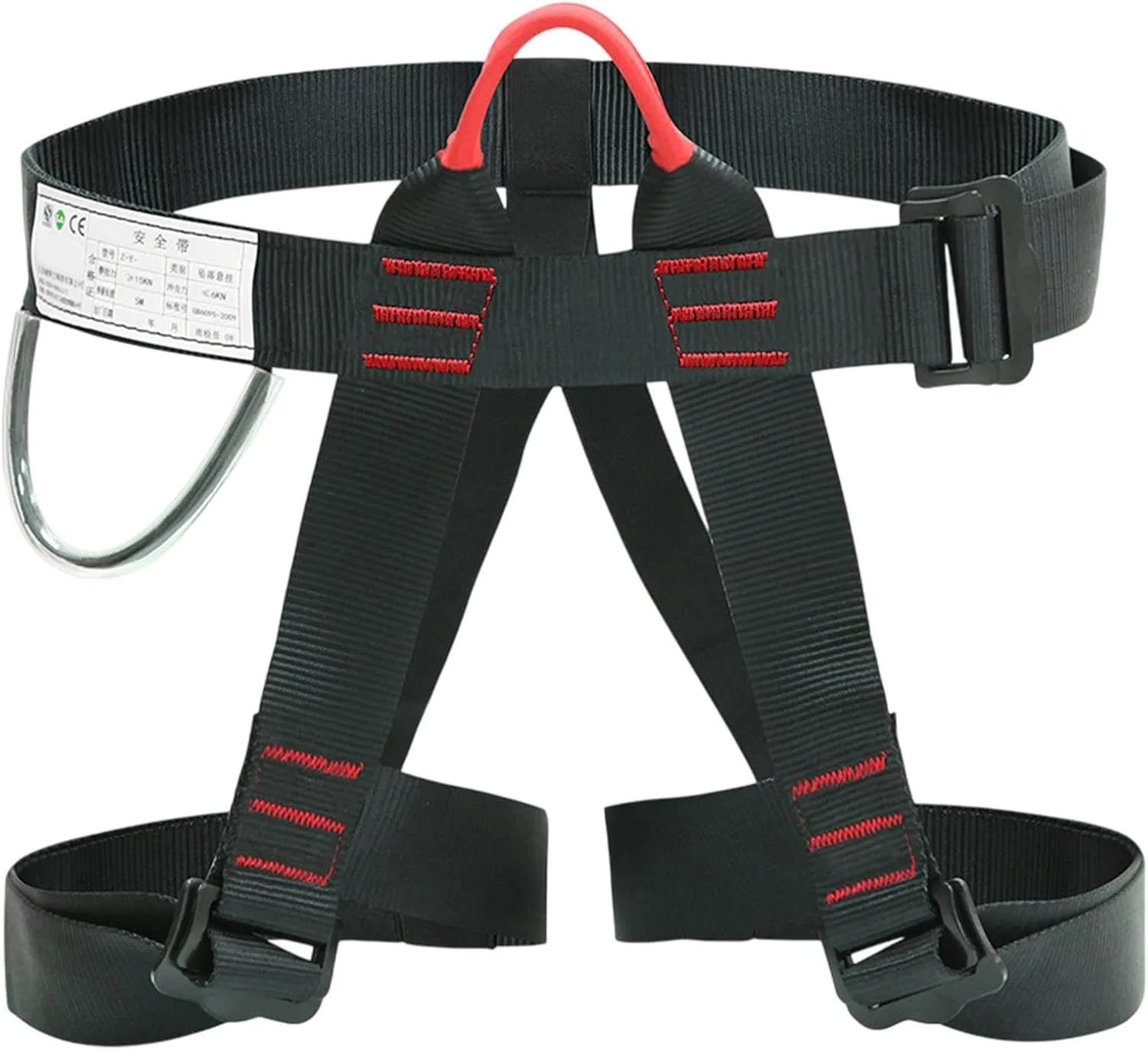 Half Body Roof Belt, Adjustable Waist Safety Belts for Climbing | Unisex 300kg Cargo Belt, Lightweight Safety Belt for Fire Rescue