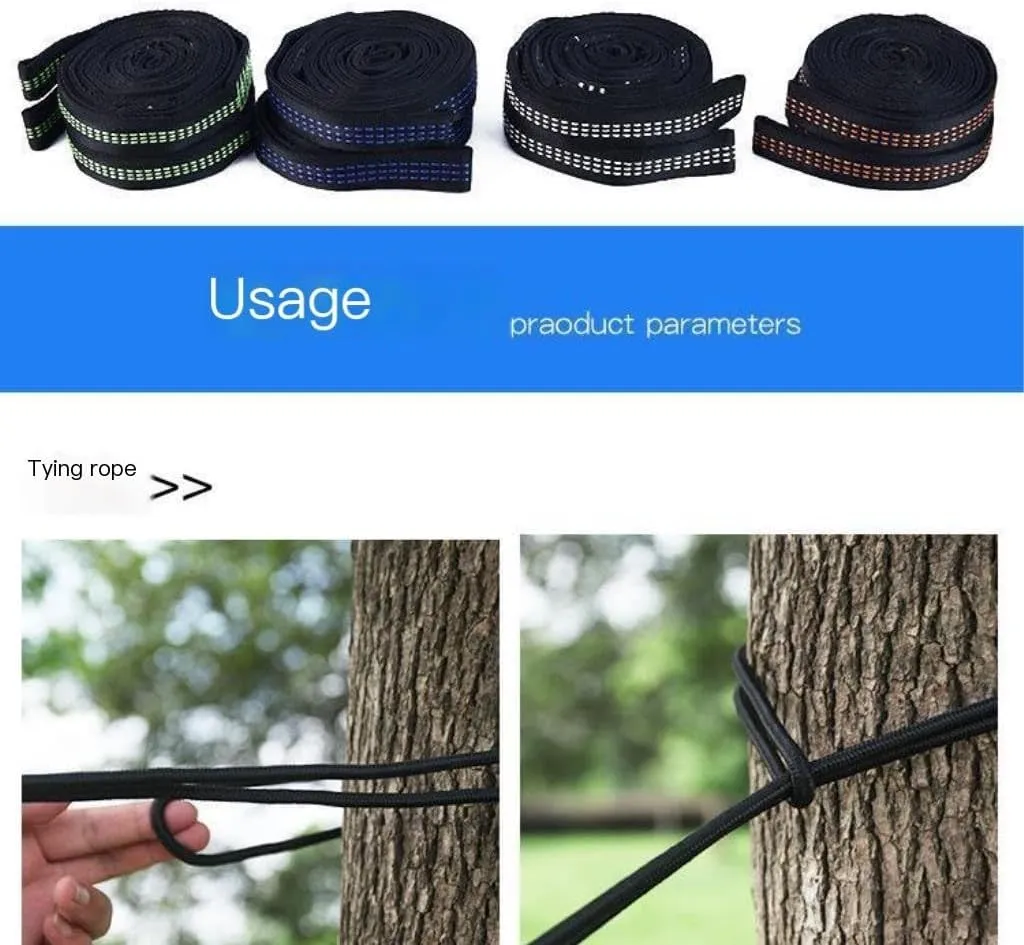 Hamock Outdoor Double Hammock Camping Single 210T Swing Hammock Nylon Outdoor Hammock Outdoor Parachute Cloth Hanmock(220 * 90cm)
