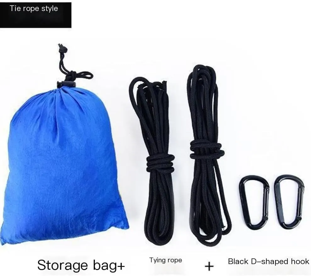 Hamock Outdoor Double Hammock Camping Single 210T Swing Hammock Nylon Outdoor Hammock Outdoor Parachute Cloth Hanmock(220 * 90cm)