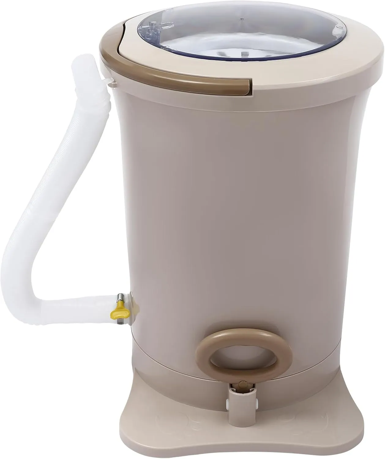 Hand Crank Clothes Wringer, Manual Clothes Dryer Dehydrator, Portable Lightweight Mini Clothes Dehydrator, Non Electric Pull Cord Spin Laundry Wringer, Small Cloth Washer For RV, Camping, Apartment