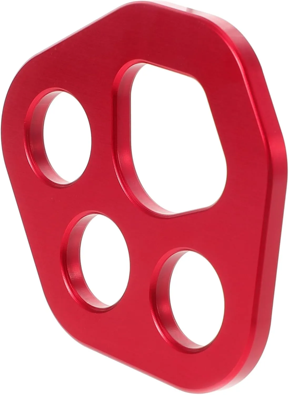 Happyyami Climber Rigging Plate Lightweight Aluminum Force Divider for Outdoor Climbing Rappelling and Rescue Beginner-Friendly Design Four Stable Anchor Points