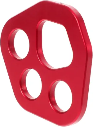 Happyyami Climber Rigging Plate Lightweight Aluminum Force Divider for Outdoor Climbing Rappelling and Rescue Beginner-Friendly Design Four Stable Anchor Points