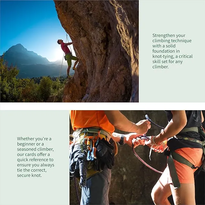 Harrison Howard Wisdom4Sure Comprehensive Knot Card Collection Horse, Outdoor, and Climbing Knots Card Set Waterproof Knot Tying Cards Ultimate Knot Guides