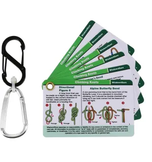 Harrison Howard Wisdom4Sure Comprehensive Knot Card Collection Horse, Outdoor, and Climbing Knots Card Set Waterproof Knot Tying Cards Ultimate Knot Guides