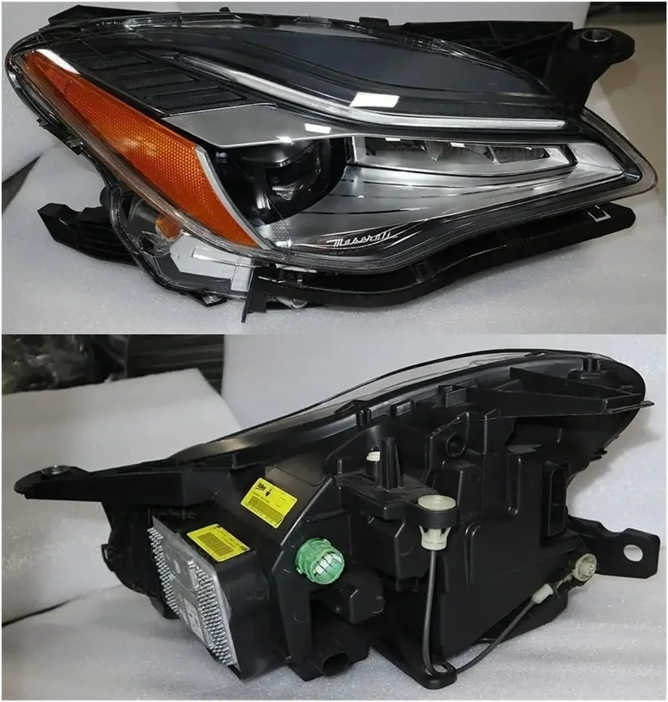 Headlights Compatible For Maserati Quattroporte M156 Zegna USA American 670104198 670001626 Headlamp(Right no Ballast)