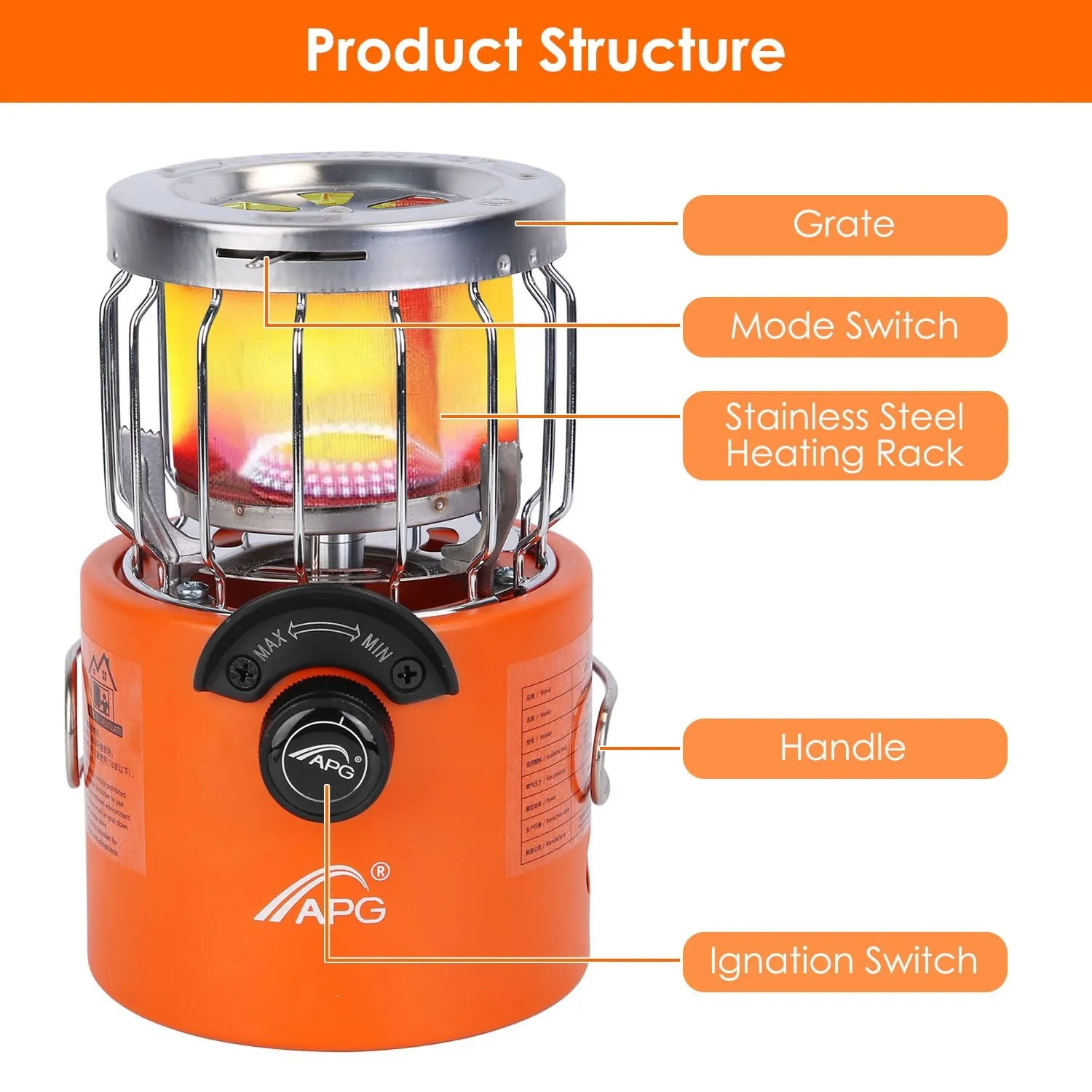 HeatForge Dual-Mode Outdoor Gas Stove & Heater