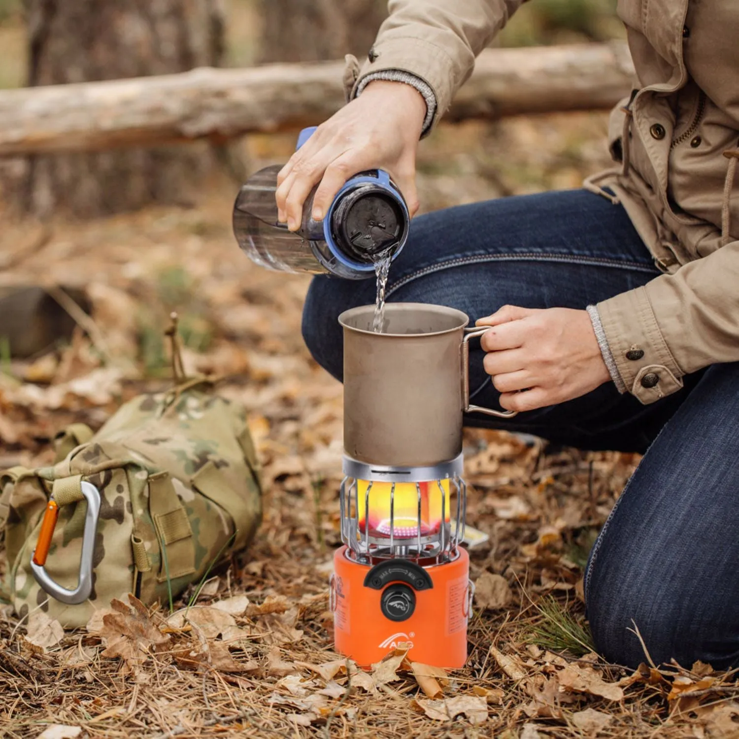 HeatForge Dual-Mode Outdoor Gas Stove & Heater