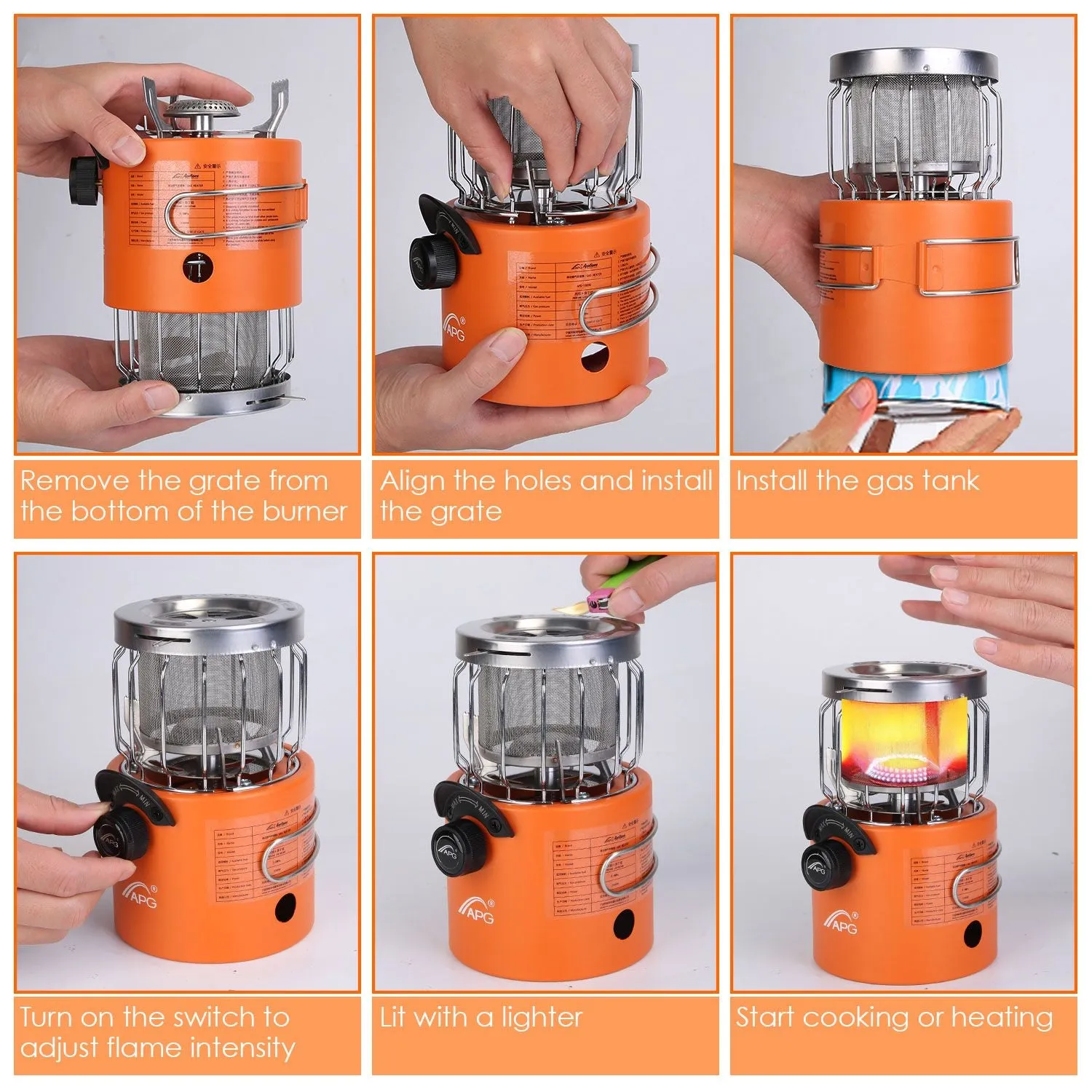 HeatForge Dual-Mode Outdoor Gas Stove & Heater