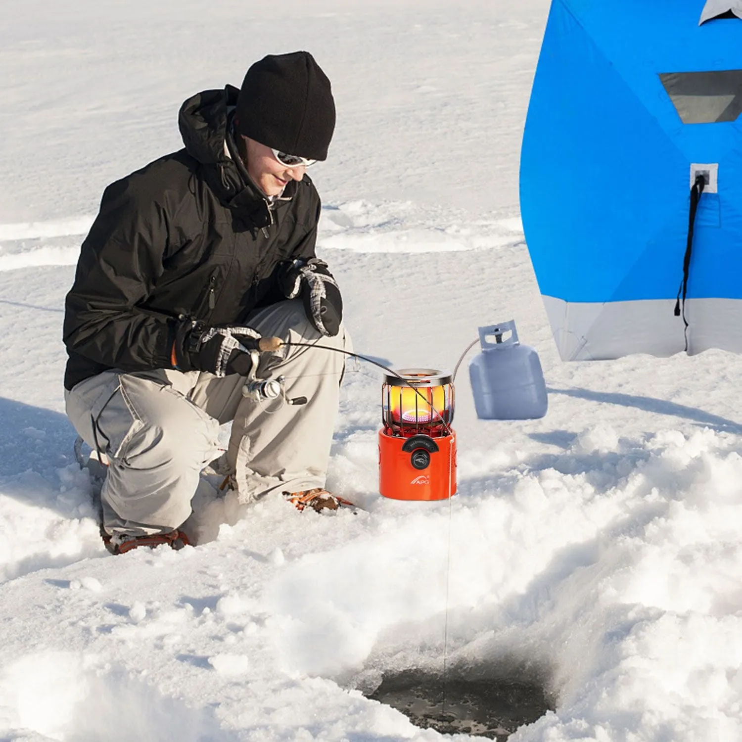 HeatForge Dual-Mode Outdoor Gas Stove & Heater