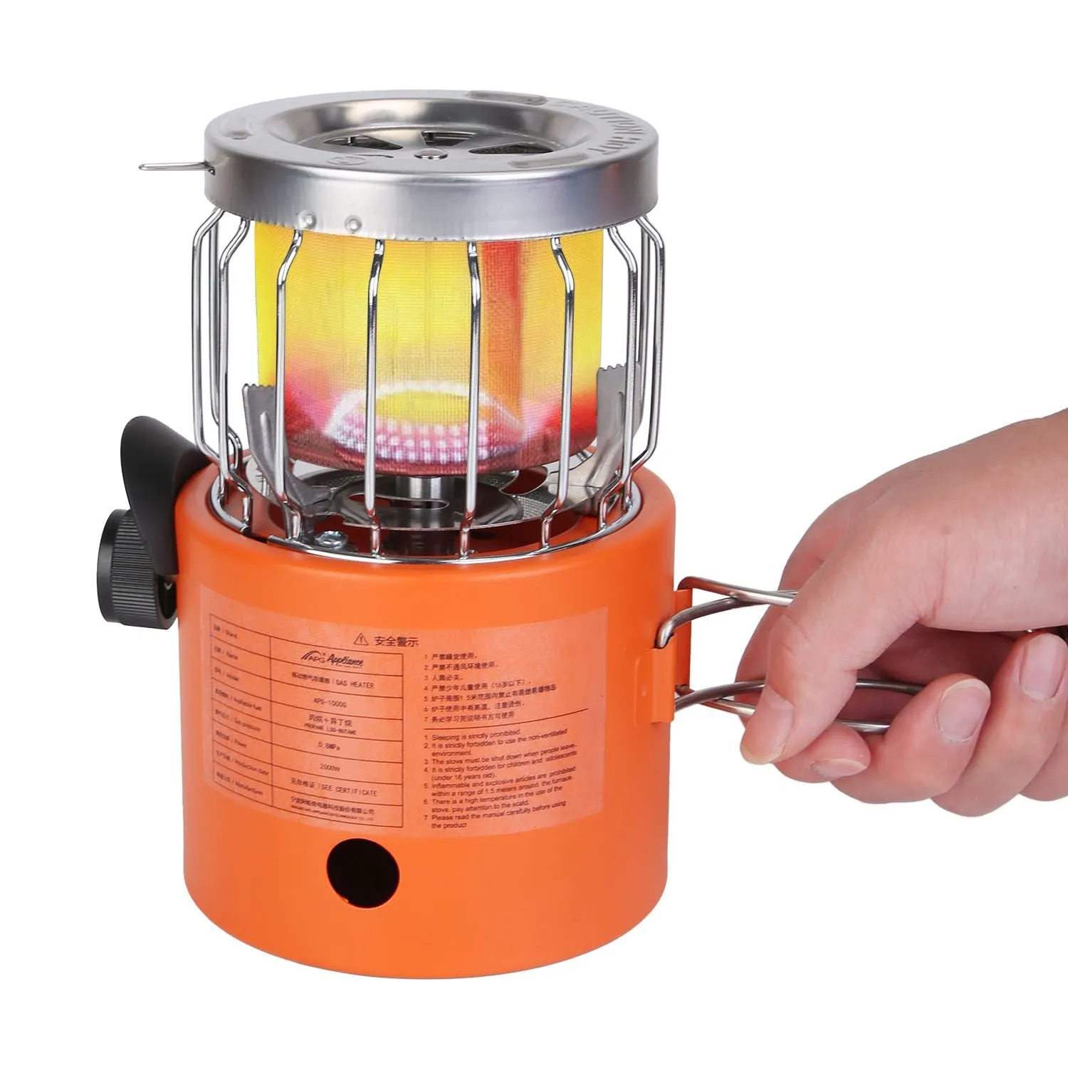 HeatForge Dual-Mode Outdoor Gas Stove & Heater