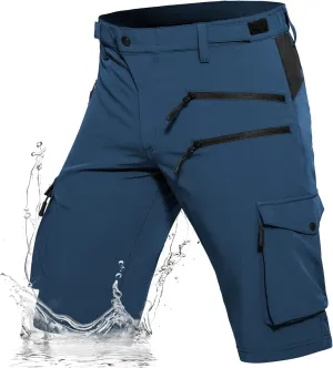 Hiauspor Men's Hiking Cargo Shorts Quick Dry Lightweight Casual Fishing Tactical Golf for Outdoor with 5 Pockets