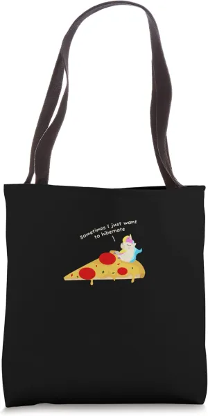 Hibernation I Want To Hibernate Funny Unicorn Nap Sleeping Tote Bag