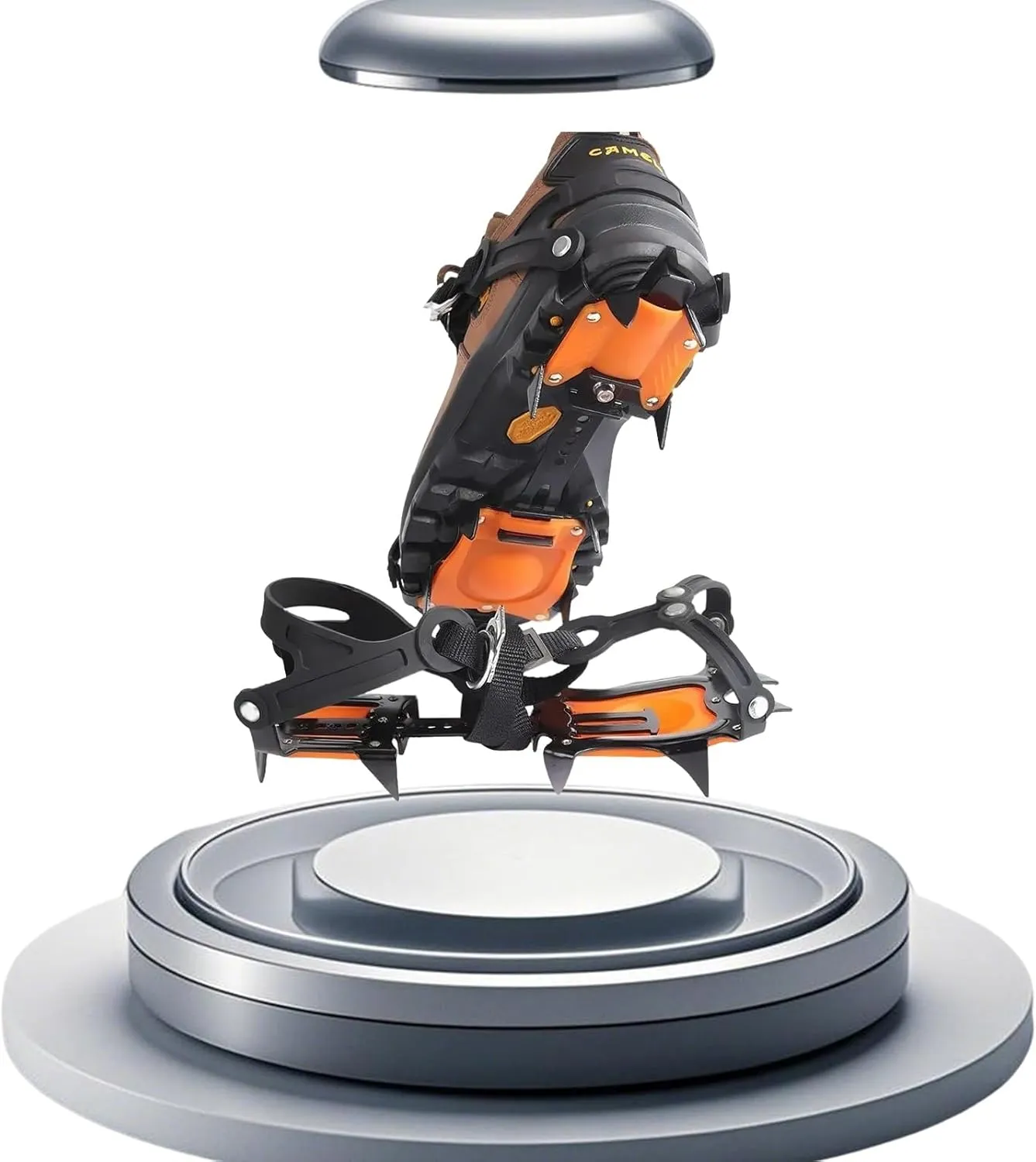 Ice Cleats - Crampons Spikes for Robust Traction, Unisex Ice Cleats for Shoes and Boots - Ideal for Mountaineering and Ice Climbing