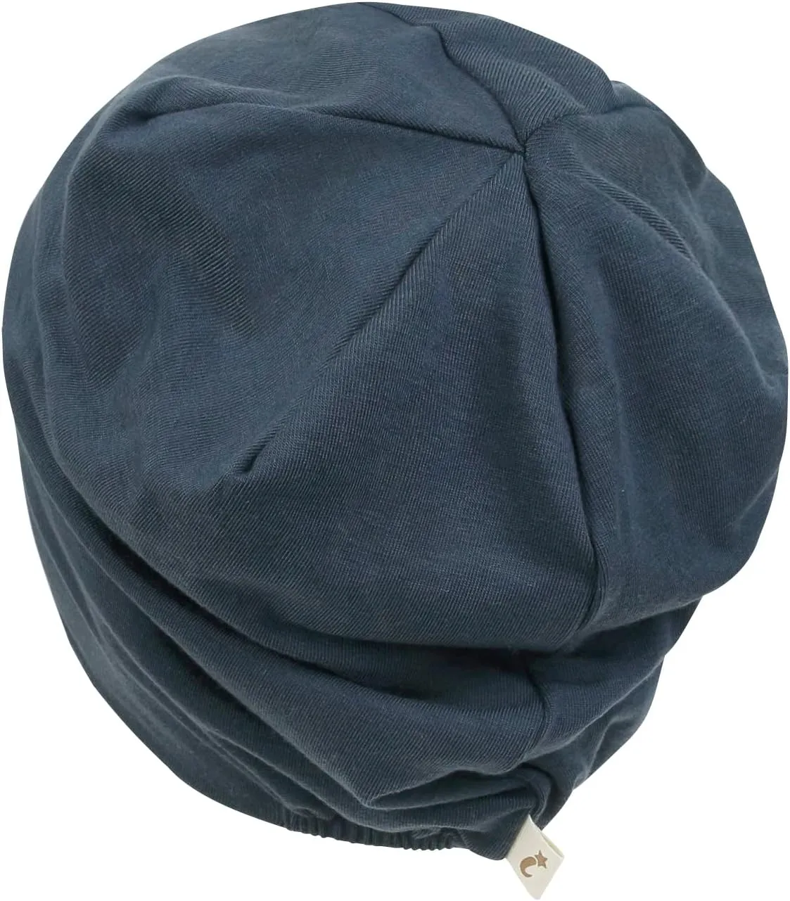 ililily Tencel Lyocell Flower Trim Chemo Hair Loss Beanie Ultra Soft Stretchable Head Cover Sleep Hat