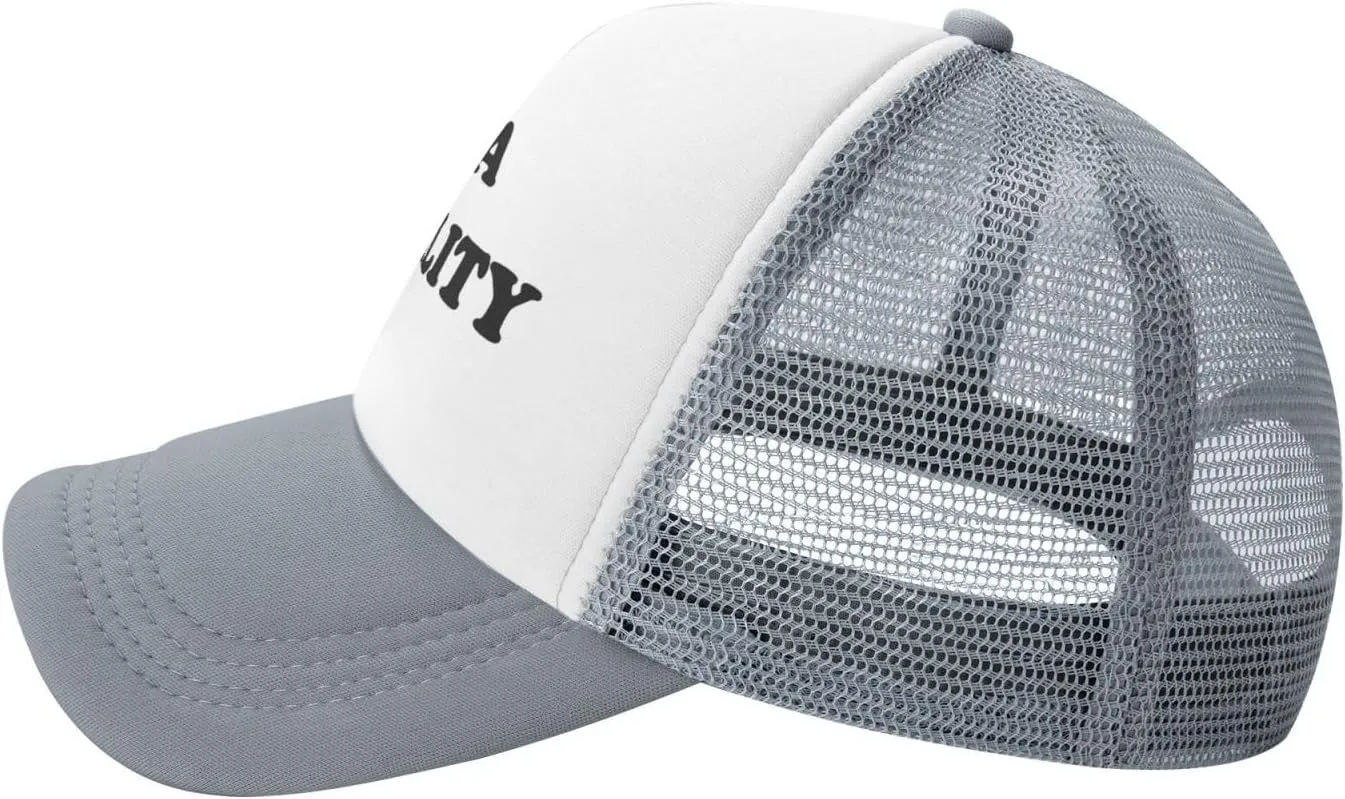 I'm A Liability Hat Funny Trucker Hats Adjustable Classic Fishing Cap for Men and Women Black