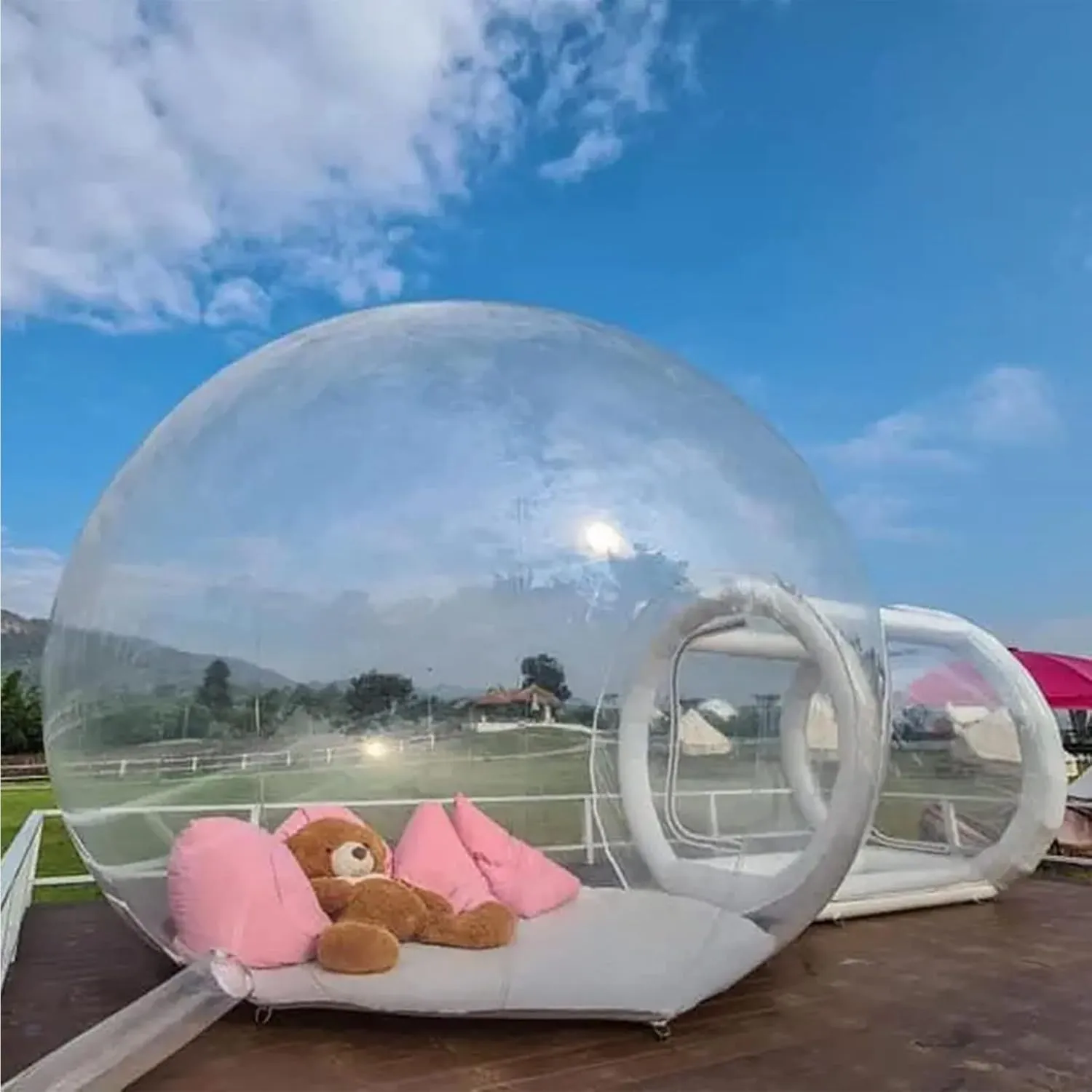 Inflatable Bubble House/Party Dome Artist Advertising Fun Kids Outdoor Balloon Crystal Transparent Inflatable Bubble Dome Tent Tunnel House,5m