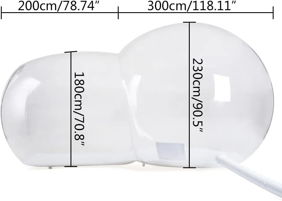 Inflatable Bubble Tent House Camping Tent,Outdoor Clear Dome Camping Cabin Bubble Tent with Air Blower for DIY Outdoor Family Backyard Camping Stargazing