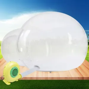 Inflatable Bubble Tent House Camping Tent,Outdoor Clear Dome Camping Cabin Bubble Tent with Air Blower for DIY Outdoor Family Backyard Camping Stargazing